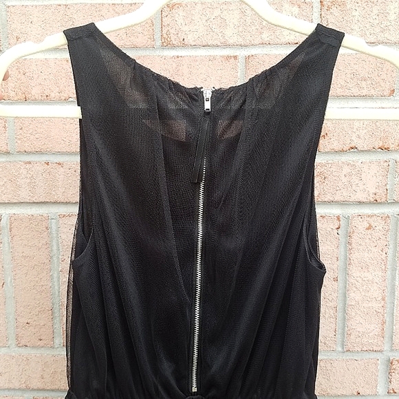 Divided H&M Black Sleeveless Mini Cocktail Dress Size 4 - Picture 5 of 7